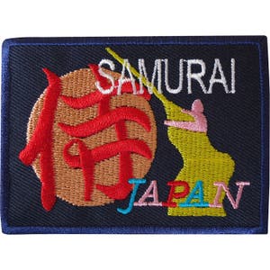 Patch samouraï à repasser du japon sur un sac à vêtements, badge Ninja d&#39;arts martiaux japonais