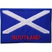 Mini Scotland Flag Patch - Small Embroidered Iron-On/Sew On Badge For Rugby Shirts & Gear