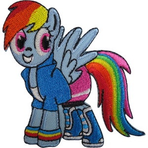 My Little Pony Rainbow Dash Iron On Transfer #2 – Divine Bovinity Design