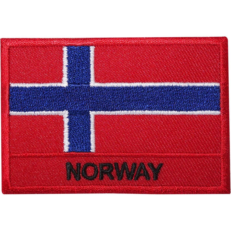 NORWAY FLAG NORWEGIAN FLAG MILITARY TACTICAL HOOK&LOOP PATCH EMBROIDERED BADGE E - Foto 10