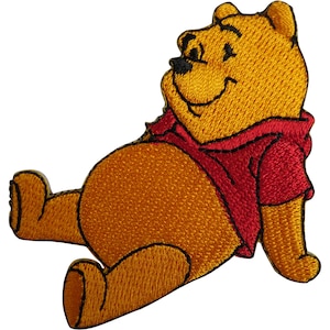 Disney Winnie the Pooh Patch Embroidered Badge Iron On Sew On Jeans T Shirt Bag