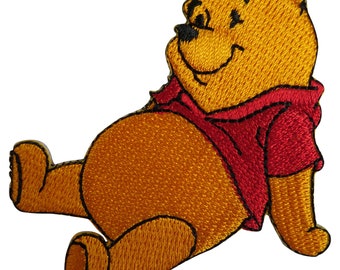 Disney Winnie the Pooh Patch Embroidered Badge Iron On Sew On Jeans T Shirt  Bag