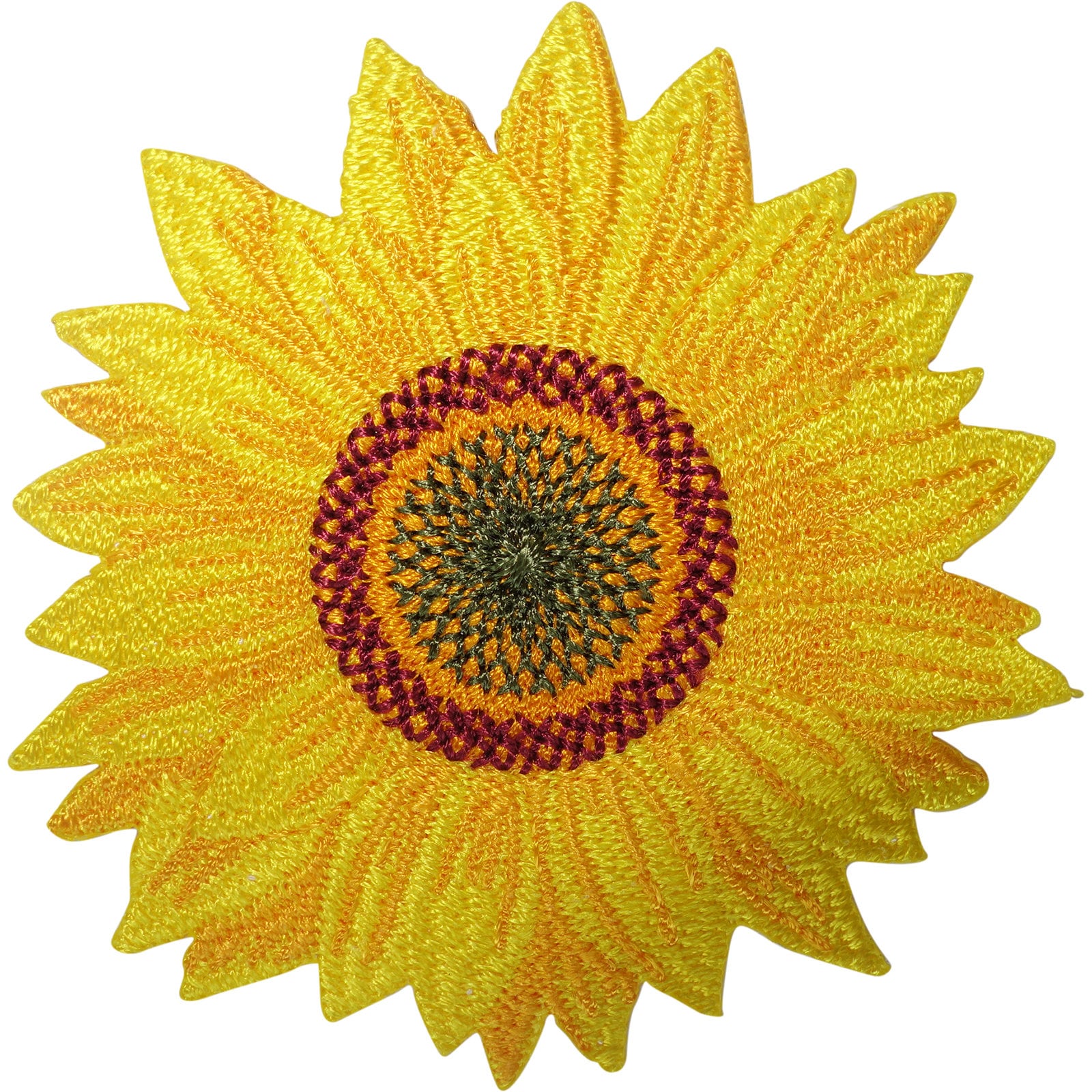 Red Yellow Flower Patch by Ivamis Patches