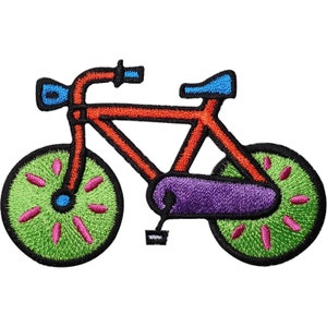 自転車刺繍アイロン/縫い付けパッチサイクリングバイク衣類帽子ズボンバッジ