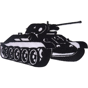 Army Tank Patch Gesticktes Abzeichen Aufnäher zum Aufnähen auf Kleidung Tasche Stickerei Applikation