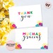 Mexican Fiesta Thank you printable cards Fiesta thank you | Etsy