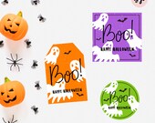 Halloween BOO Printable Favor Tags (Digital Download)