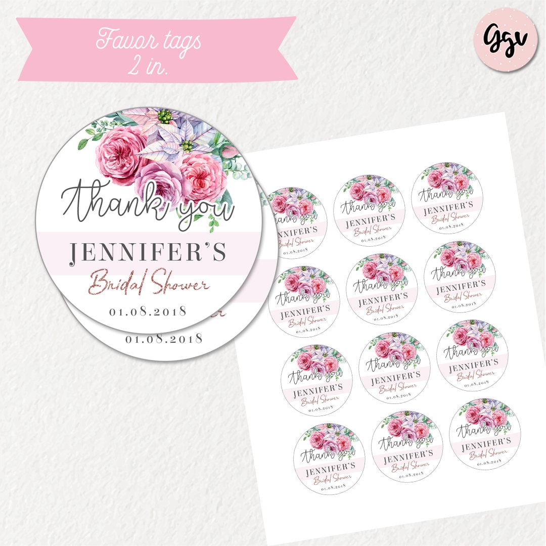 Bridal Shower Printable Set Floral Bridal Shower Invitation | Etsy