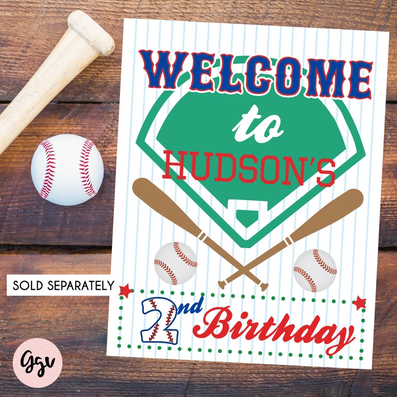 Baseball Birthday Invitation: Sports Party Invite (Canva Template) image 8