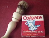 Antique Avon and Colgate Brush and Soap set