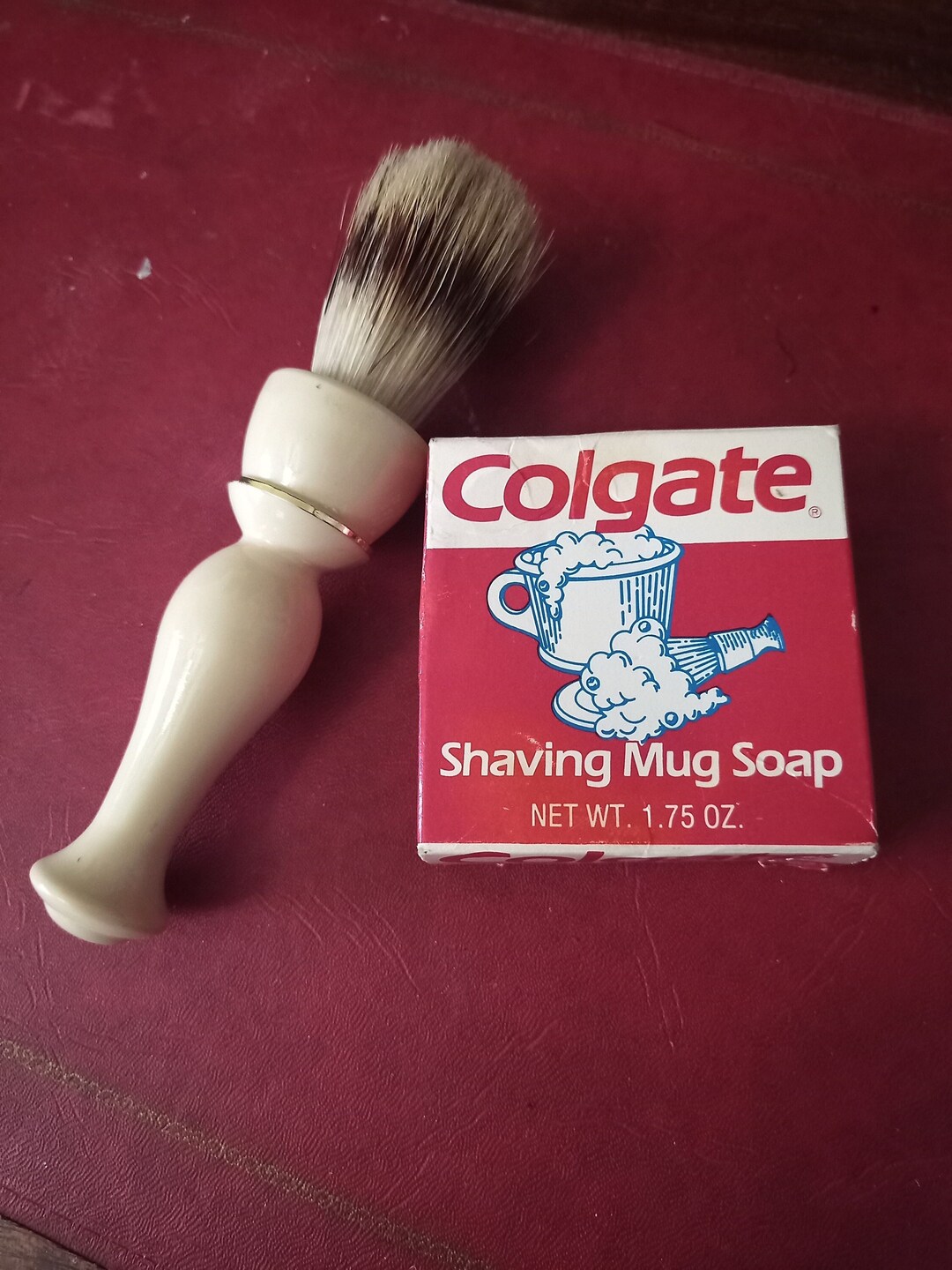 Vintage Brush/soap Setavon Brush and Colgate Soap Etsy