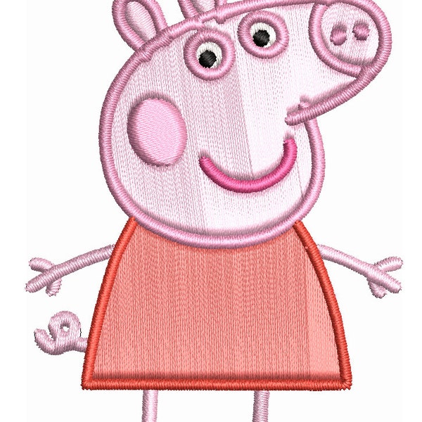 Peppa Pig embroidery machine file