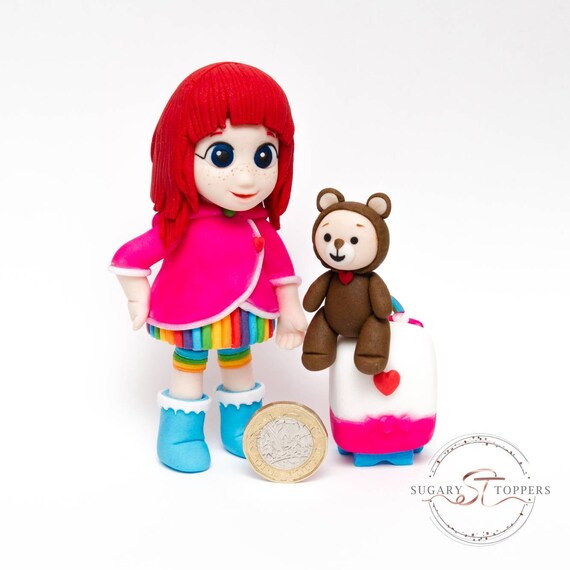 Personalised Handcrafted Rainbow Ruby Doll Cake Topper With Etsy Singapore