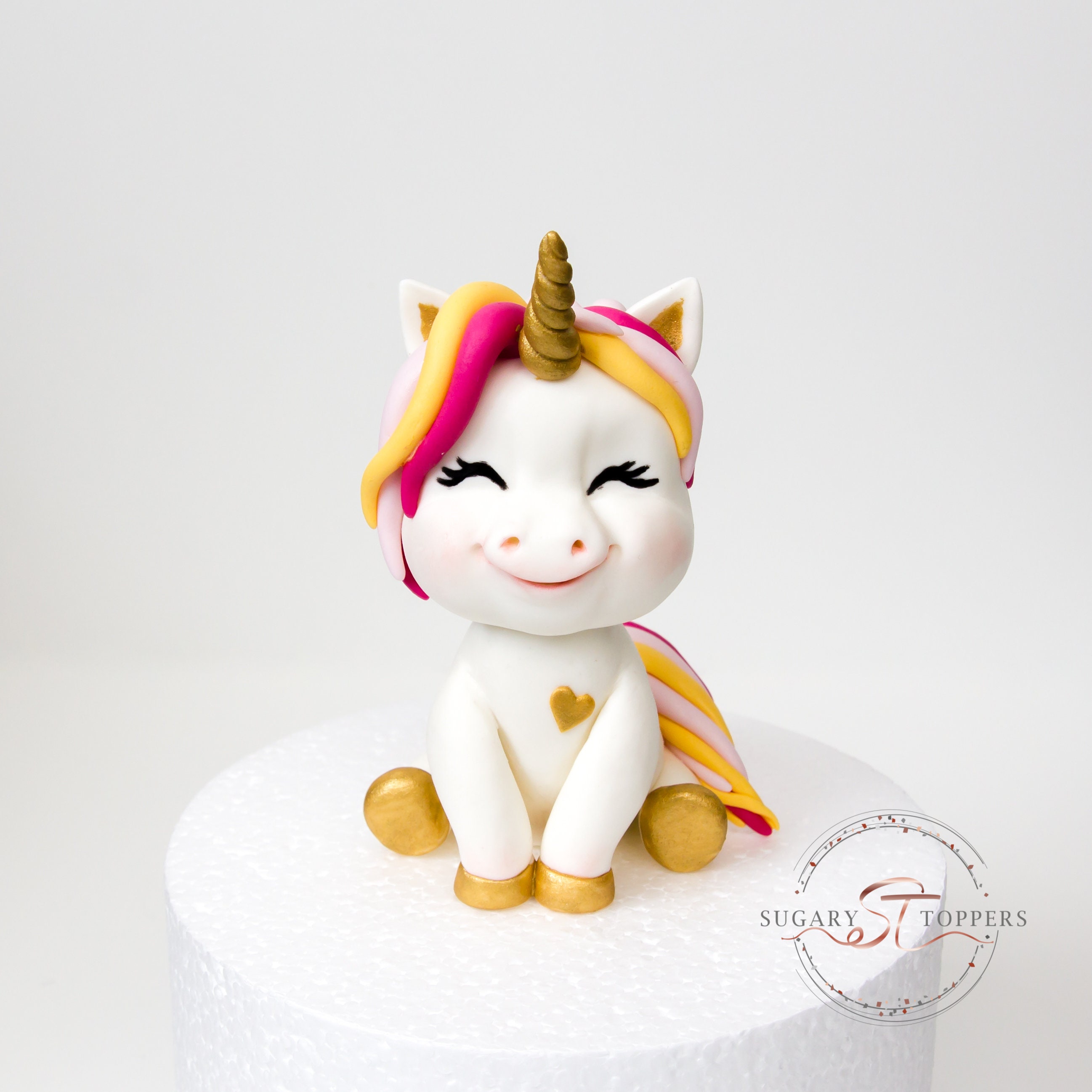 Torta unicorno - decorazioni torta, topper torta e statuine pronte -  Wimipops