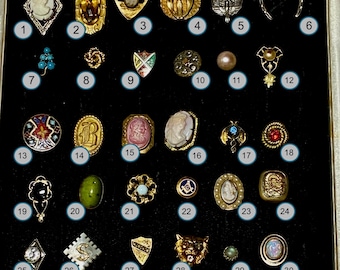 CHOICE of ONE Antique Stick Pin
