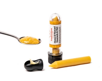 Honey & Mustard - Single Box (1 Food Crayon + 1 Sharpener)