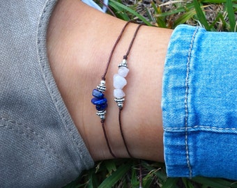 Healing Crystals Anklet Boho Bohemian Bridesmaid