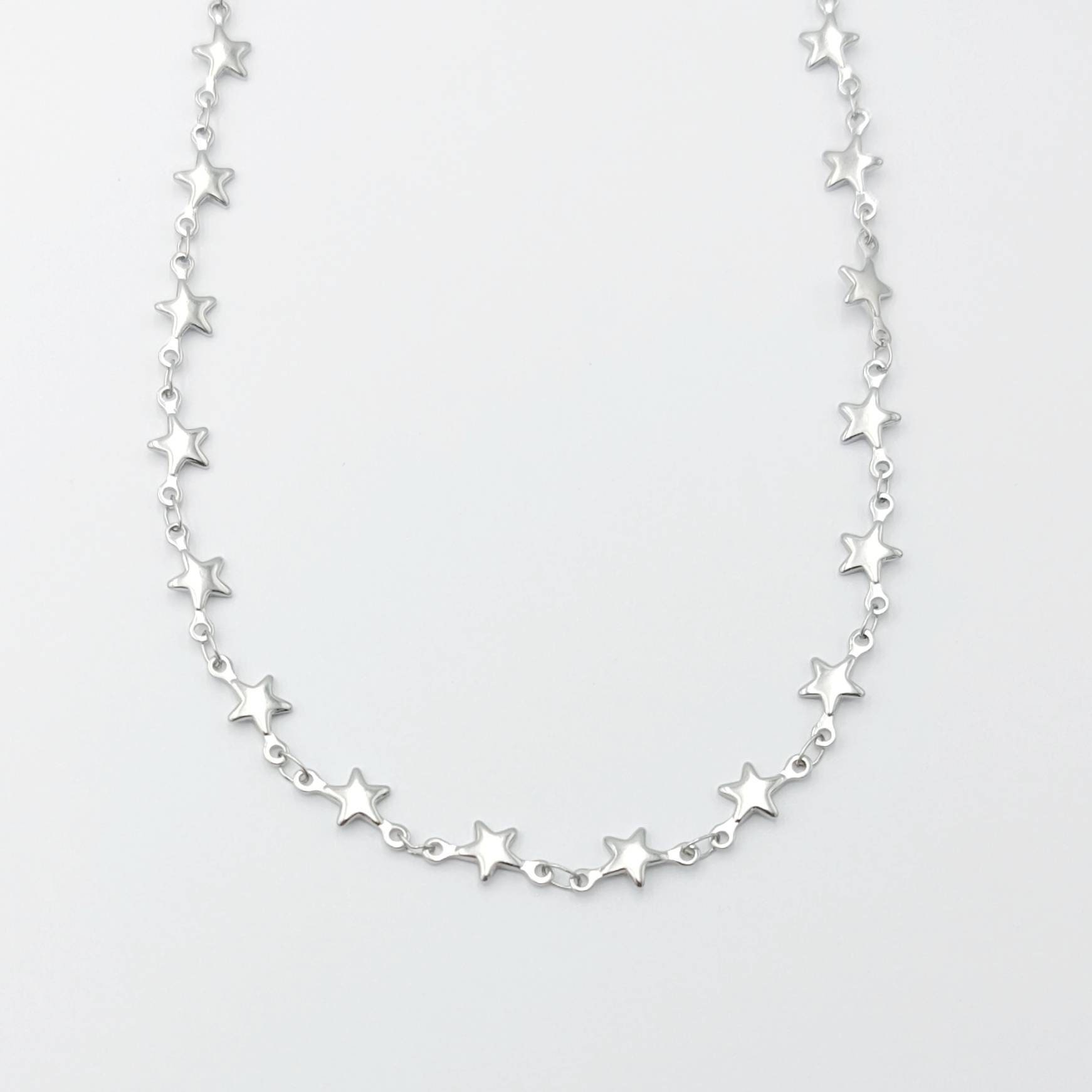 Set Di 3 Collane Donna Stratificate Color Argento – Girocollo Impilabili Con Catene Regolabili, Eleganti E Ipoallergeniche