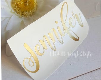 Vinyl Name Decal - DIY Name Decal - Name Sticker - Name Decals Only- vinyl name- vinyl decal name cut out- children's name