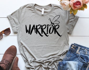 Warrior Womans T Shirt - Suicide Prevention - Depression Recover - Choose Life - suicide awareness -