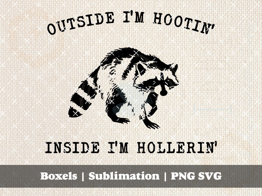 Outside I'm Hootin' Inside I'm Hollerin' Graphic Tee