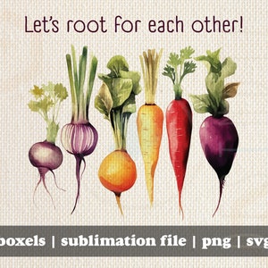 Root Vegetable Art 
