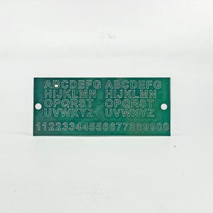 Inay Lettering Design Laser Cut Lettering - Inlay / Overlay - Etsy