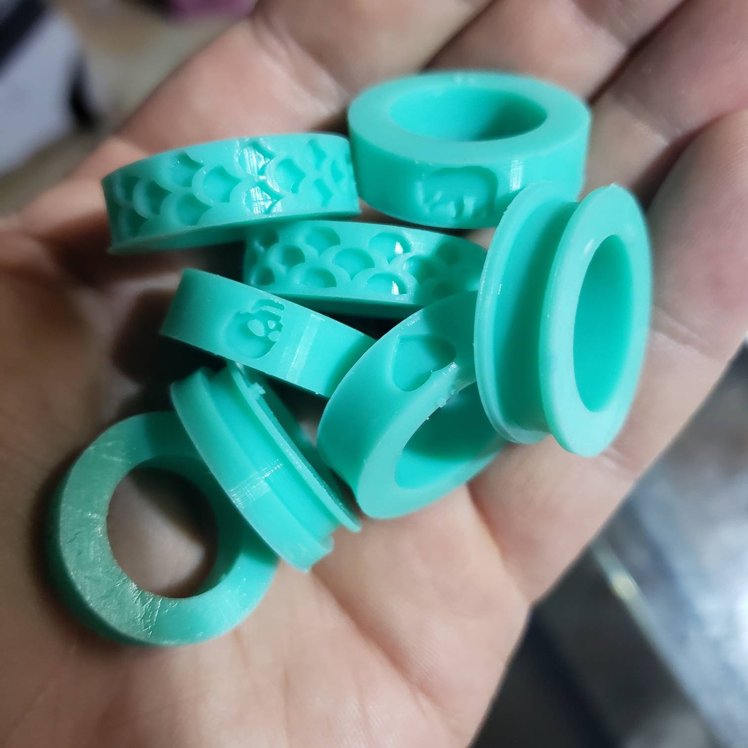 Focuschannel Ring Blank Resin Inlay Blanks Etsy