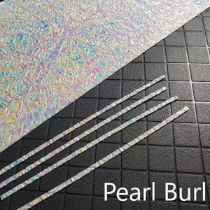 Dichrolam ring inlays