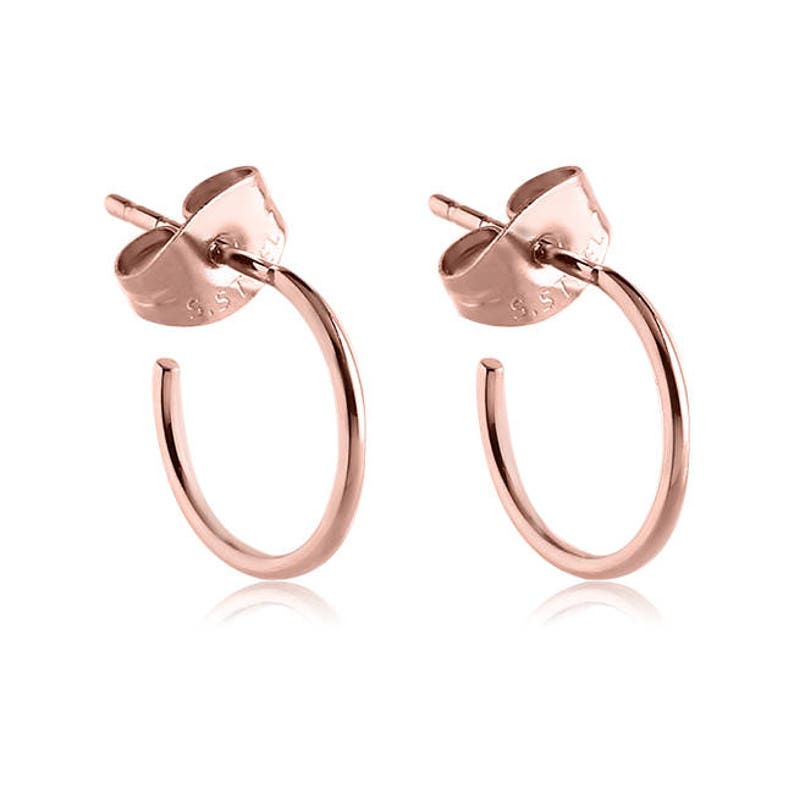 PVD Coated 316L Surgical Steel Hoop Earrings Choose Your Color