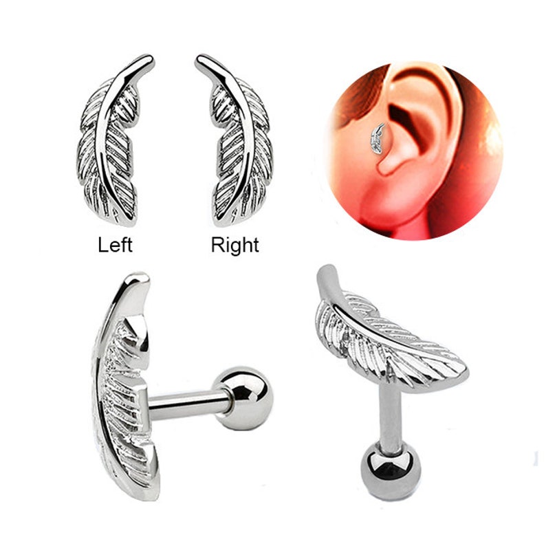 316L Surgical Steel Ear Cartilage Earring Helix Tragus - Etsy