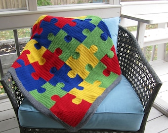 Puzzle Me Happy - Crochet Blanket Pattern