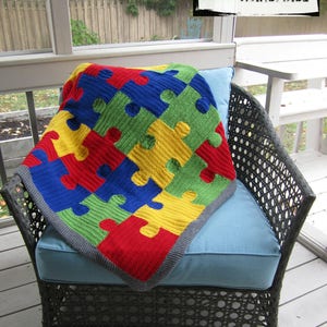 Puzzle Me Happy - Crochet Blanket Pattern