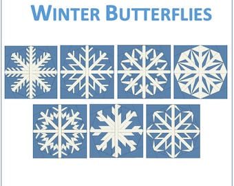 Winter Butterflies - FPP Quilting Snowflake Pack 2