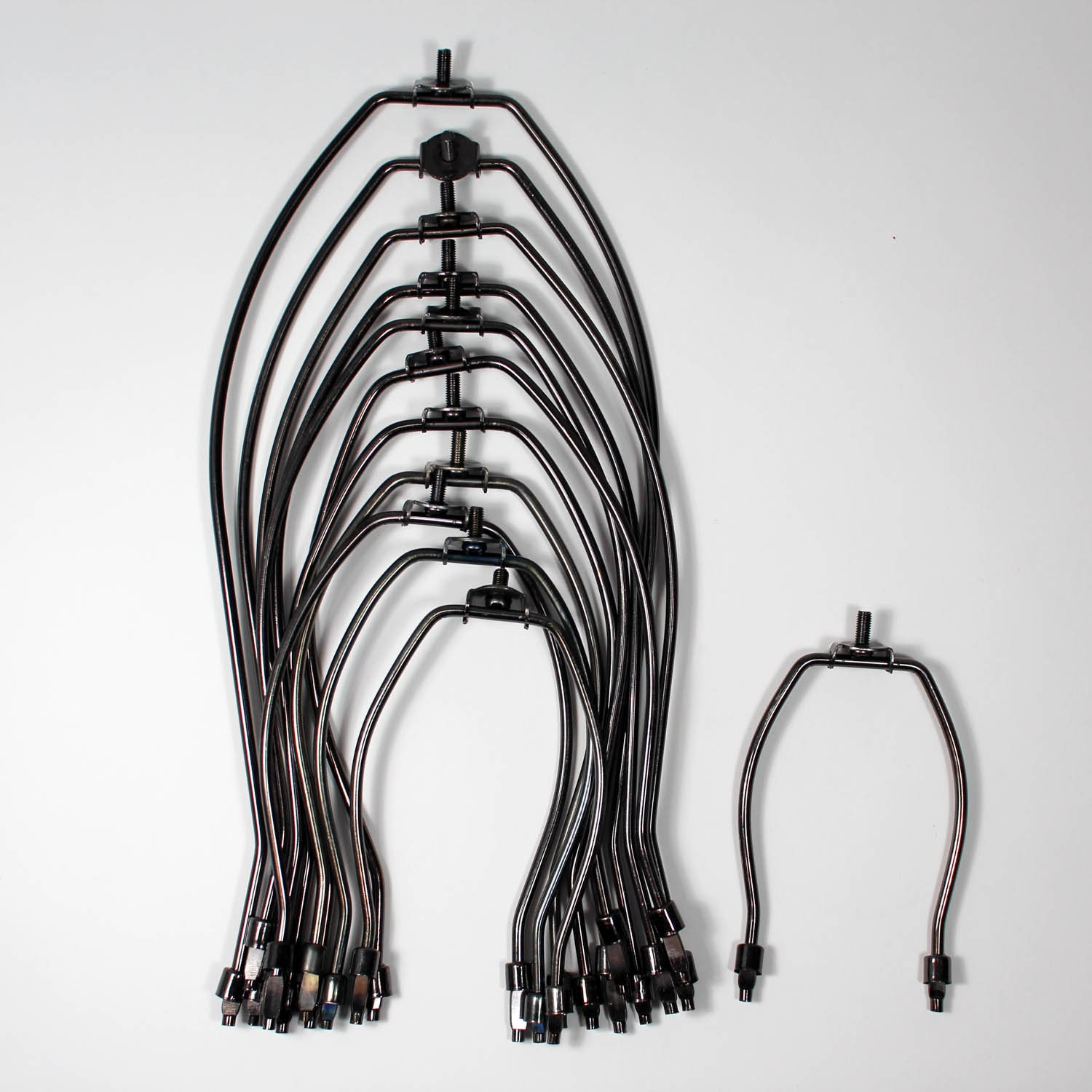 Antique Bronze Lamp Harps 6 7 8 9 Etsy Canada