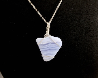 African Blue Lace Agate