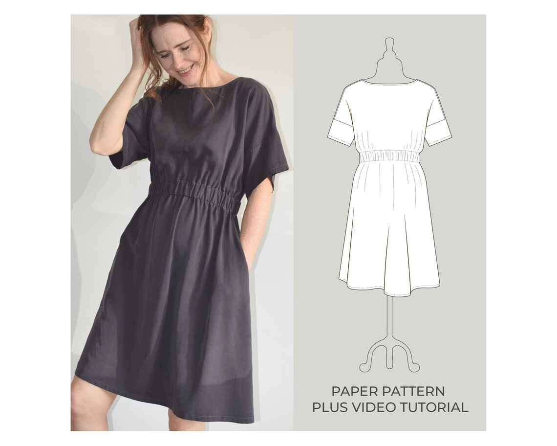 Everyday Dress Sewing Pattern PRINTED PATTERN Women's Etsy