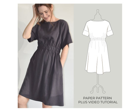 Everyday Dress Sewing Pattern, PRINTED PATTERN, Women's Paper Pattern, Dress  Pattern, Easy Sewing Pattern. -  Canada