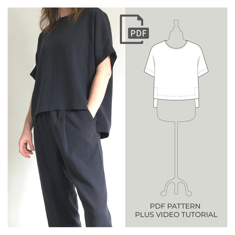 Linen Top Sewing Pattern - Etsy