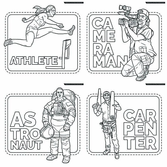 Occupations Coloring Pages