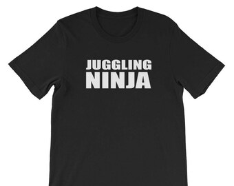 Juggling Ninja Shirt Funny Jugglers Magician Performer Tee