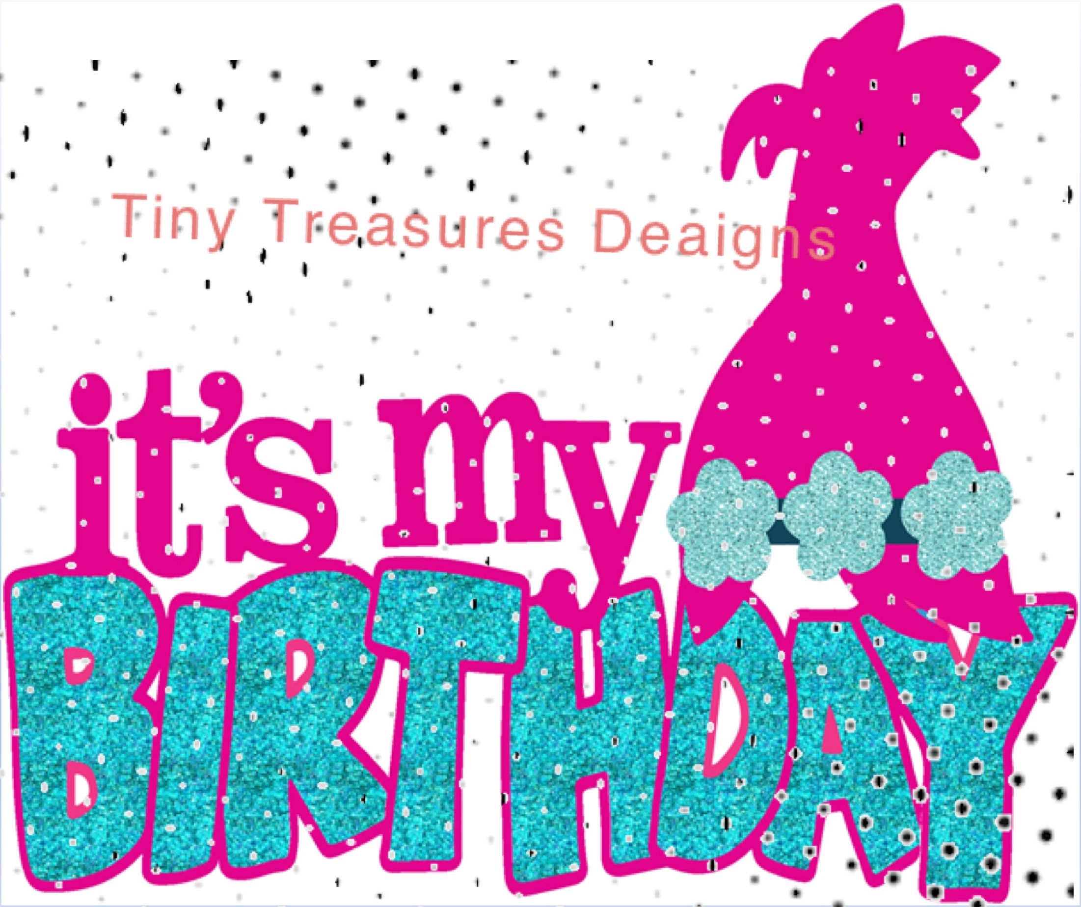 Download It's My Birthday-Trolls | Etsy