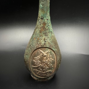 Ancient Chines Ming Qing Dynasty Artifacts Antique Bronze Decorative Bronze Jar