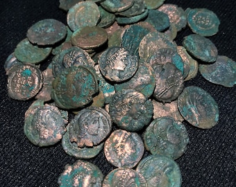 MIX LOT OF 12 AE ANCIENT /& ROMAN COINS AND ALWAYS BONUS COINS ADDED