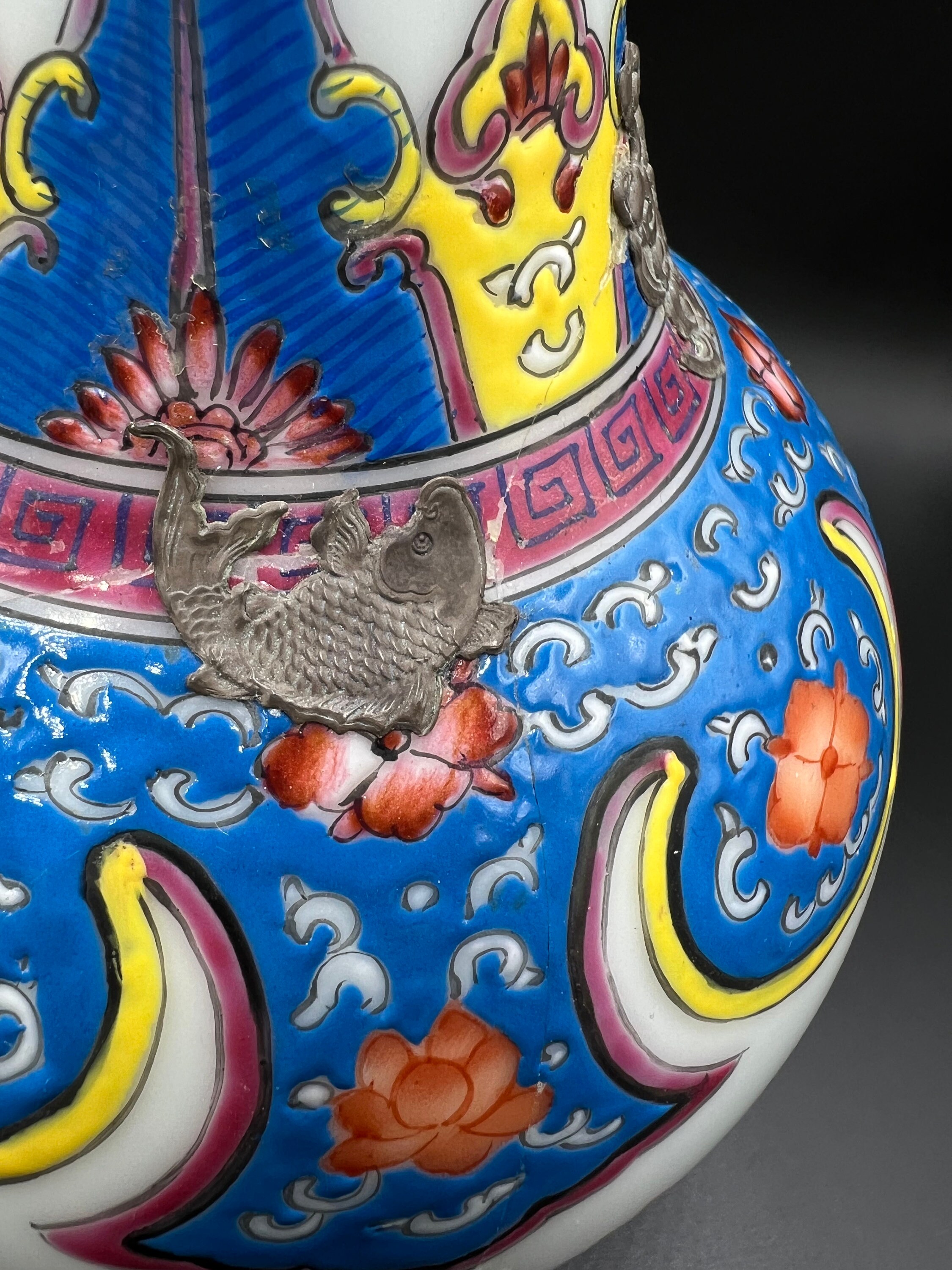 美術品 アンティーク 古代中国 古い磁器 花瓶 陶器 清朝時代の遺物