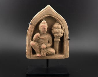 仏教ガンダーラ美術テラコッタ小像彫刻像 - Etsy 日本