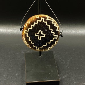 Old Antique Etch Agate Bead