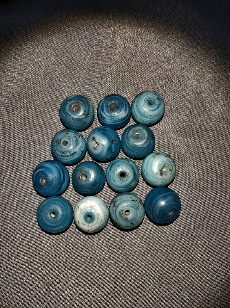 Antique Glass Trade Beads Etsy