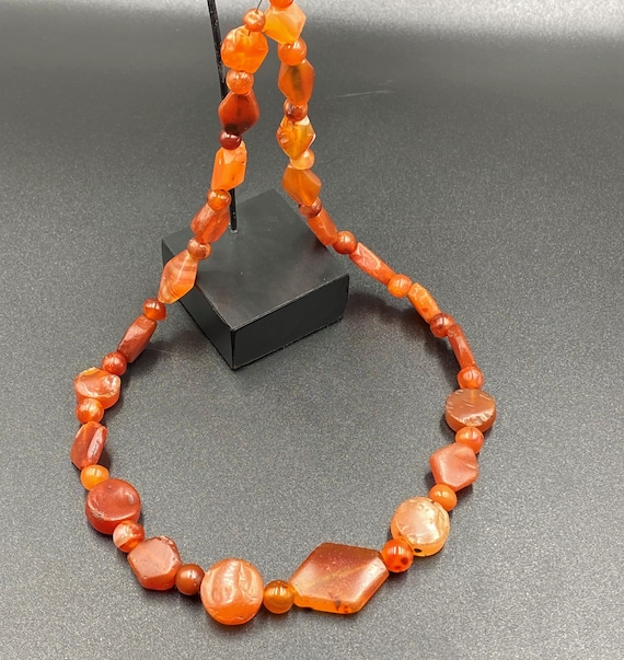 Ancient Himalayan Regions Old Carnelian Agate Bea… - image 5
