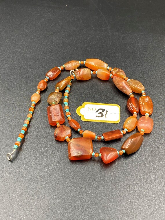 Ancient Himalayan Indo Tibetan beads necklace old… - image 7